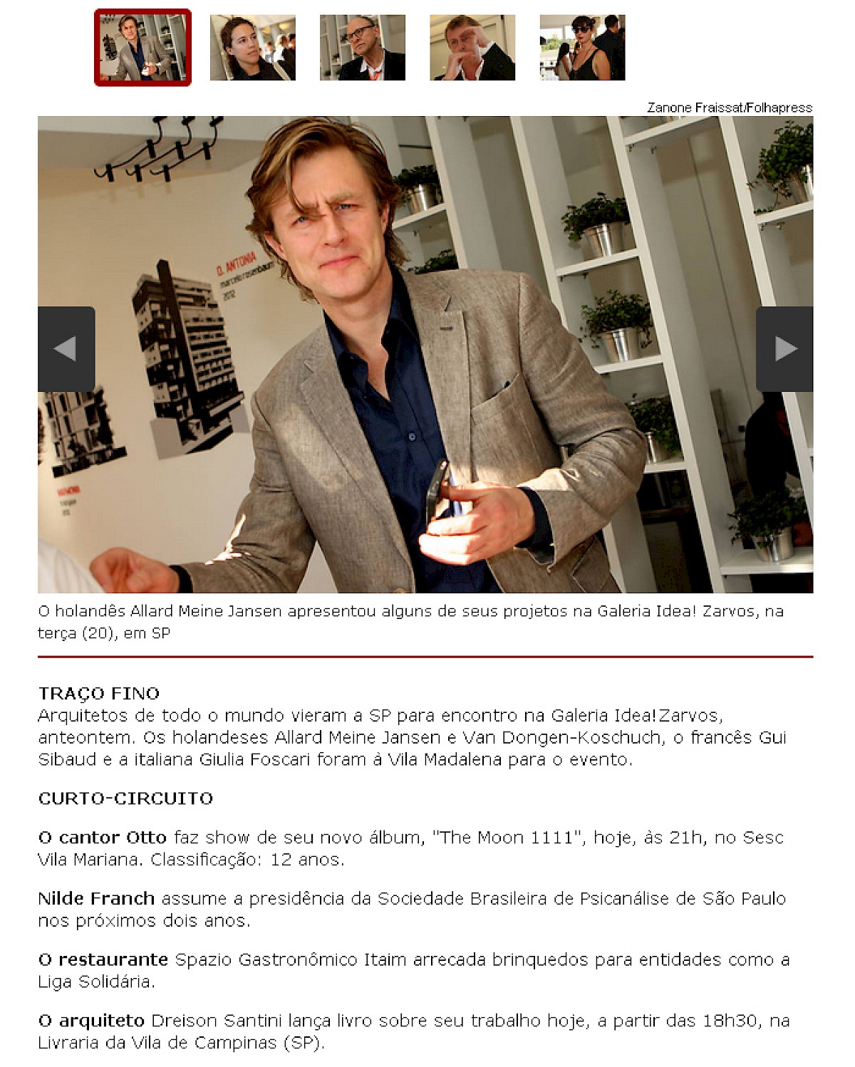 Allard Architecture HollandBrazil Corporations in the News
